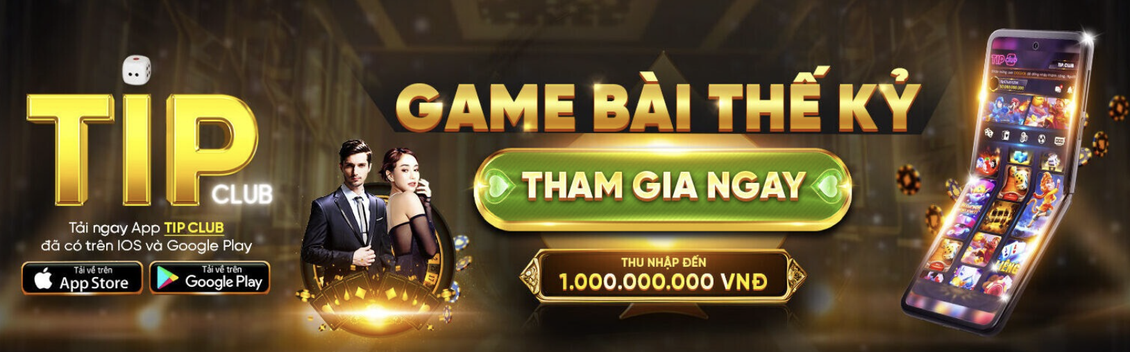 Cổng game bài đổi thưởng Tip Club